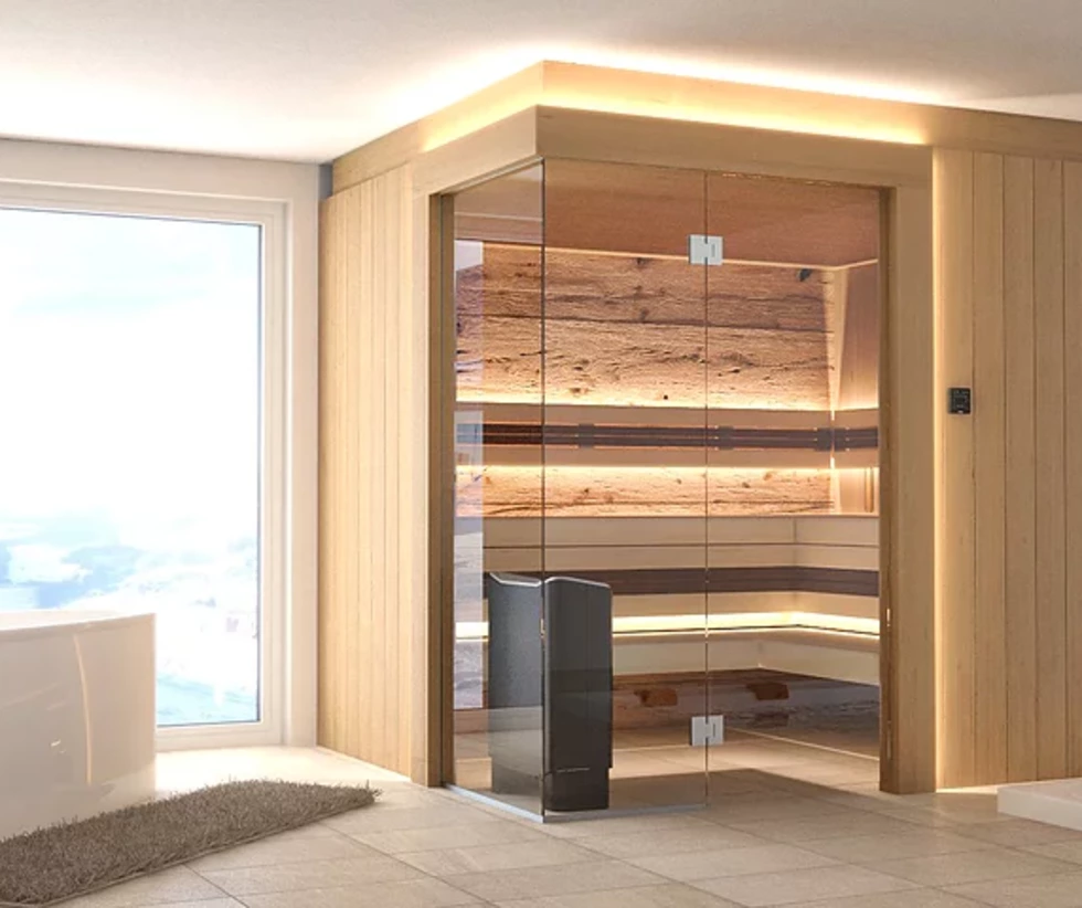 Sauna für Zuhause — Detailaufnahme